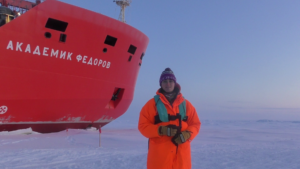 Robbie Mallett experienced the perennial sea ice in the Arctic during a 2019 research expedition. Credit: Robbie Mallett