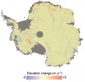 Antarctic surface elevation change 2010-2014 (McMillan et al., 2014)
